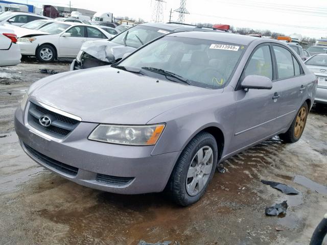 KMHET46C76A129678 - 2006 HYUNDAI SONATA GL SILVER photo 2