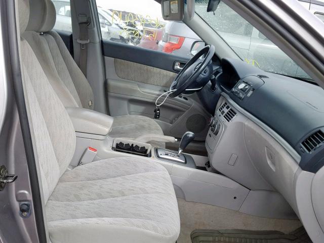 KMHET46C76A129678 - 2006 HYUNDAI SONATA GL SILVER photo 5