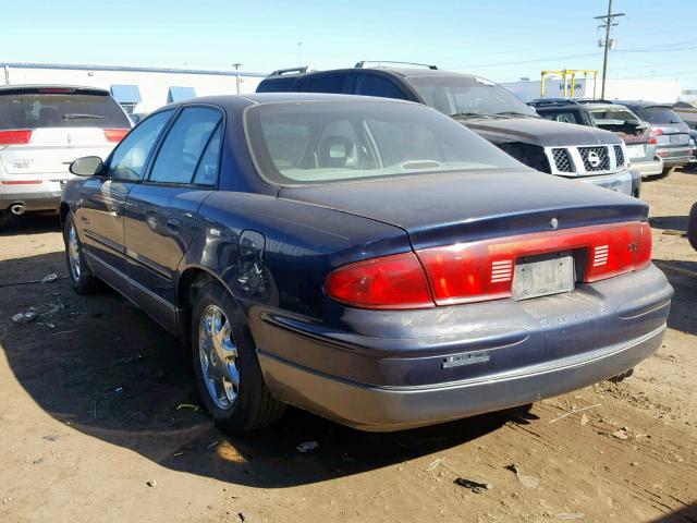 2G4WF5211X1512663 - 1999 BUICK REGAL GS BLUE photo 3