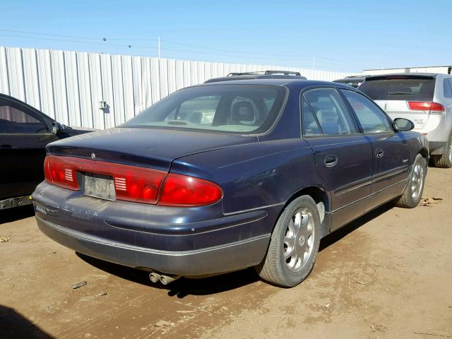 2G4WF5211X1512663 - 1999 BUICK REGAL GS BLUE photo 4