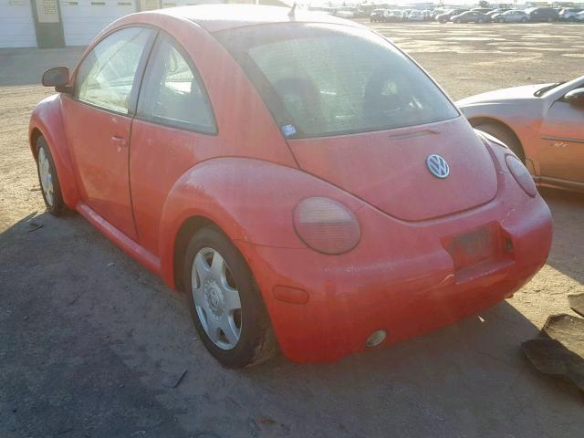 3VWBB61C5WM038017 - 1998 VOLKSWAGEN NEW BEETLE Qırmızı foto 3
