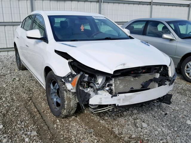 1G4GB5EG8AF180981 - 2010 BUICK LACROSSE C WHITE photo 1