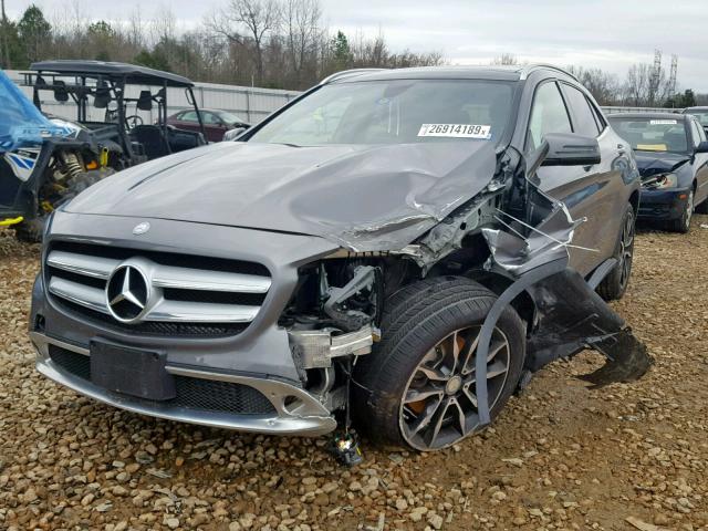 WDCTG4EBXGJ264710 - 2016 MERCEDES-BENZ GLA 250 GRAY photo 2