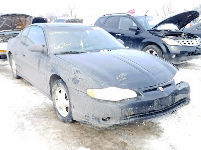 2G1WX12K939156115 - 2003 CHEVROLET MONTE CARL BLACK photo 1