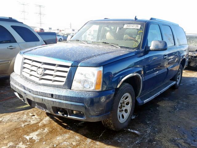 3GYFK66N66G150378 - 2006 CADILLAC ESCALADE E GREEN photo 2