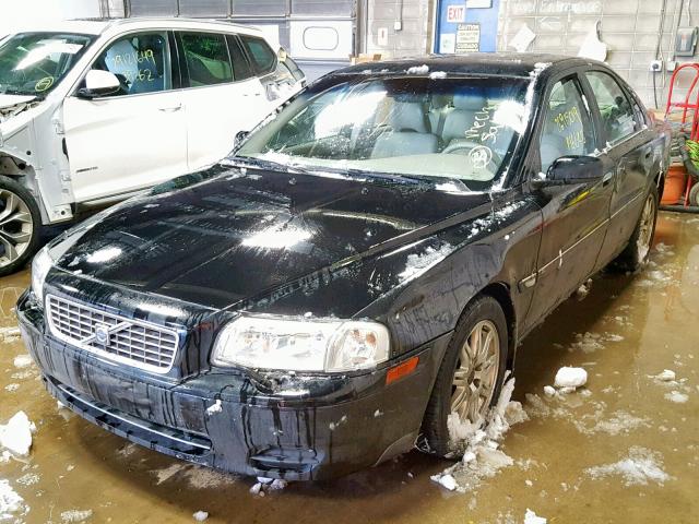 YV1TS59H141364354 - 2004 VOLVO S80 2.5T BLACK photo 2