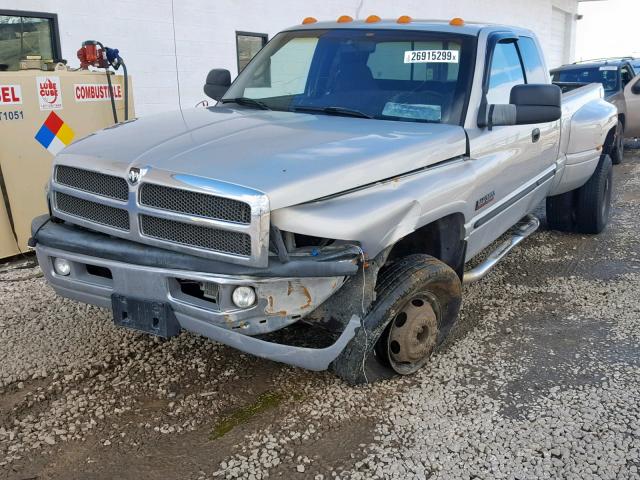 1B7MF33611J222625 - 2001 DODGE RAM 3500 BEIGE photo 2