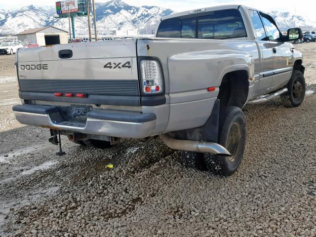 1B7MF33611J222625 - 2001 DODGE RAM 3500 BEIGE photo 4