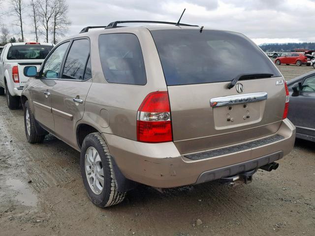 2HNYD18623H549425 - 2003 ACURA MDX TOURIN BROWN photo 3