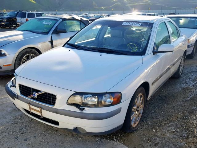 YV1RS59V942371031 - 2004 VOLVO S60 2.5T WHITE photo 2