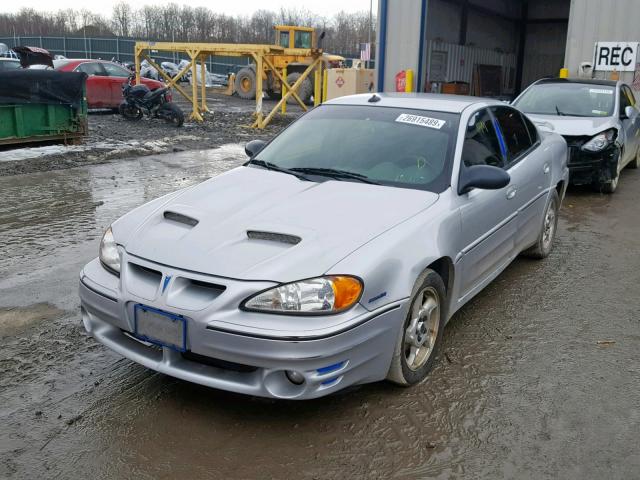 1G2NW52E84M701222 - 2004 PONTIAC GRAND AM G SILVER photo 2