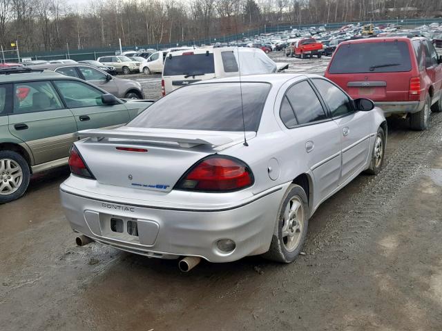 1G2NW52E84M701222 - 2004 PONTIAC GRAND AM G SILVER photo 4