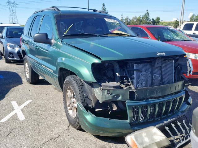 1J4GW68N0XC656878 - 1999 JEEP GRAND CHER GREEN photo 1