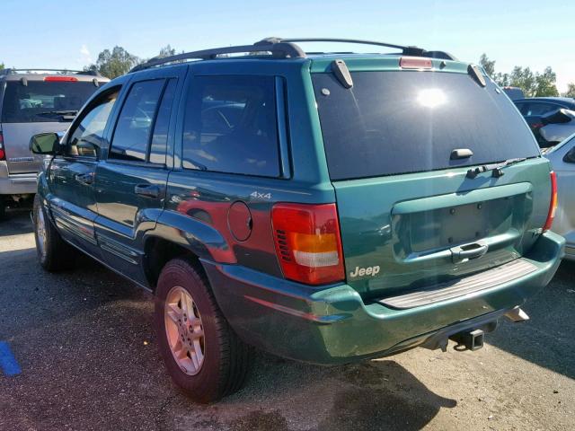 1J4GW68N0XC656878 - 1999 JEEP GRAND CHER GREEN photo 3