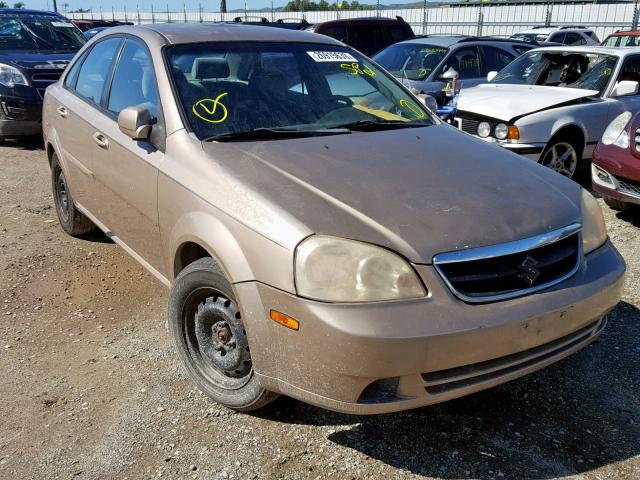 KL5JD56Z26K253710 - 2006 SUZUKI FORENZA BROWN photo 1