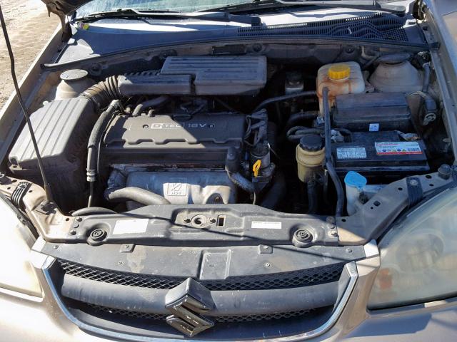 KL5JD56Z26K253710 - 2006 SUZUKI FORENZA BROWN photo 7