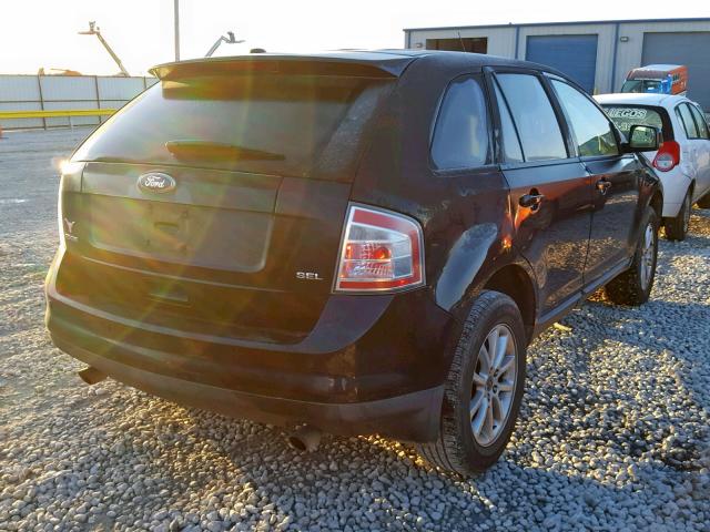 2FMDK3JC2ABB46286 - 2010 FORD EDGE SEL BLUE photo 4