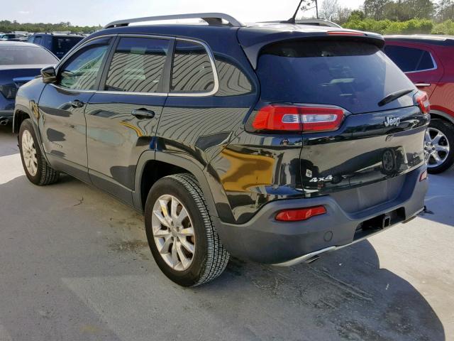 1C4PJMDS9EW141104 - 2014 JEEP CHEROKEE L BLACK photo 3