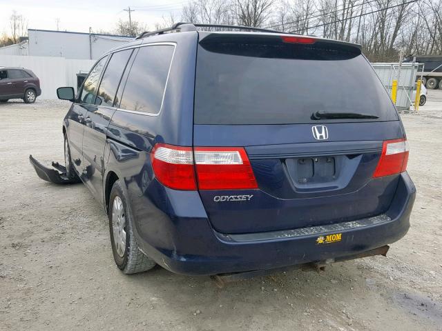 5FNRL38297B032575 - 2007 HONDA ODYSSEY LX BROWN photo 3