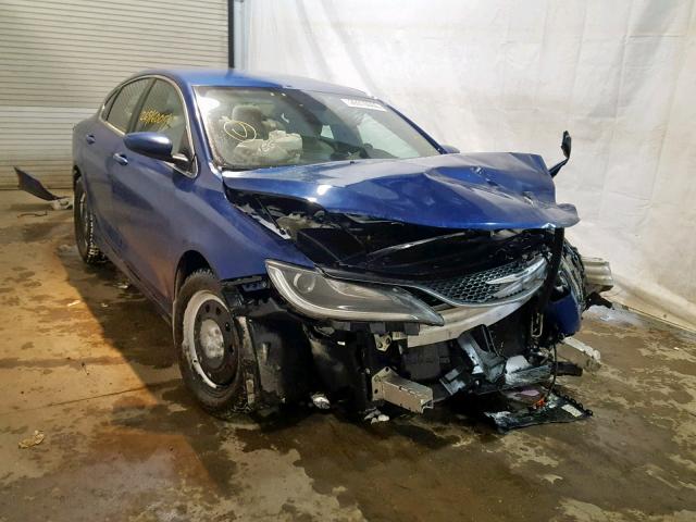 1C3CCCAB6FN534805 - 2015 CHRYSLER 200 LIMITE BLUE photo 1