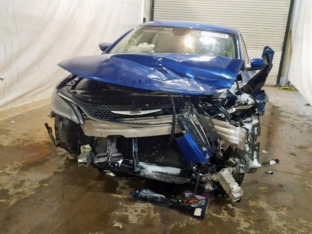 1C3CCCAB6FN534805 - 2015 CHRYSLER 200 LIMITE BLUE photo 9