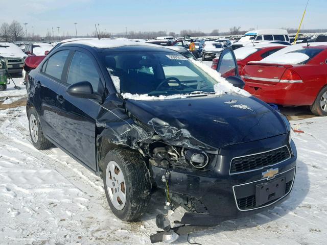 1G1JA5SH2E4226390 - 2014 CHEVROLET SONIC LS BLACK photo 1