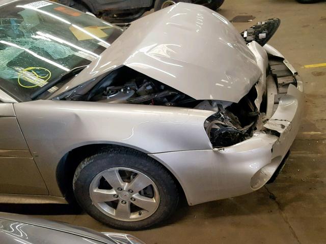 2G2WP552281178686 - 2008 PONTIAC GRAND PRIX SILVER photo 9