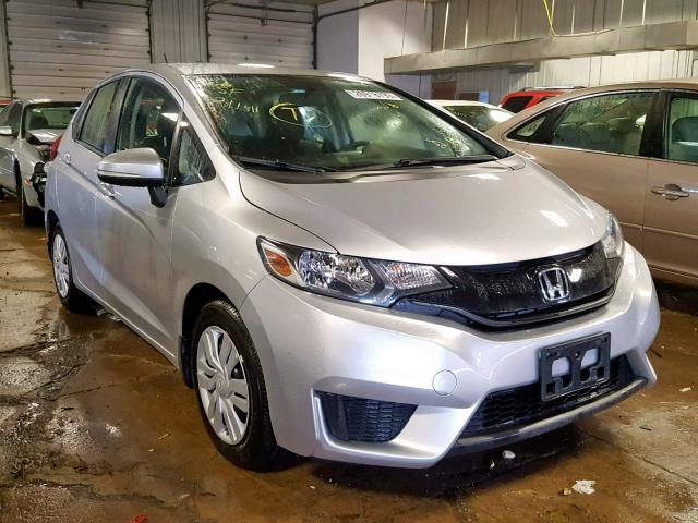 JHMGK5H53GS002487 - 2016 HONDA FIT LX SILVER photo 1