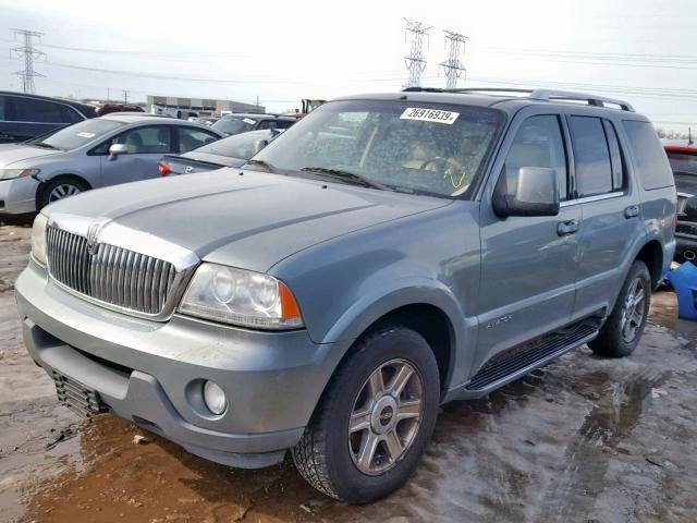 5LMEU88H15ZJ17861 - 2005 LINCOLN AVIATOR 绿色 照片 2