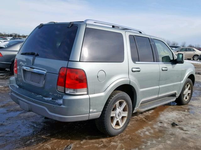 5LMEU88H15ZJ17861 - 2005 LINCOLN AVIATOR 绿色 照片 4