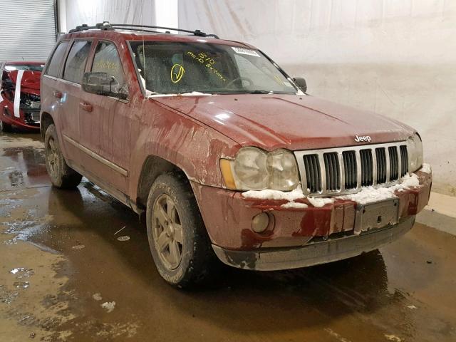 1J4HR58216C185544 - 2006 JEEP GRAND CHER BURGUNDY photo 1