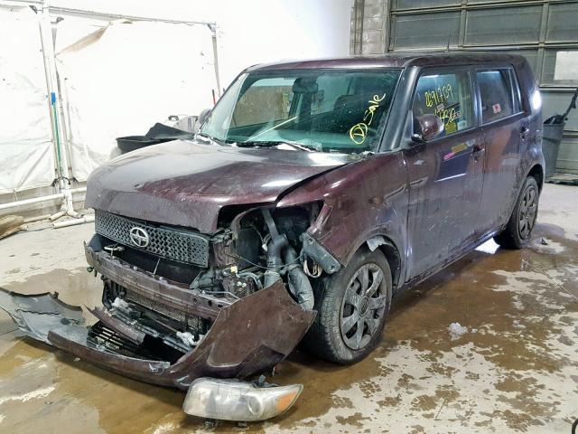 JTLKE50E591092902 - 2009 TOYOTA SCION XB PURPLE photo 2