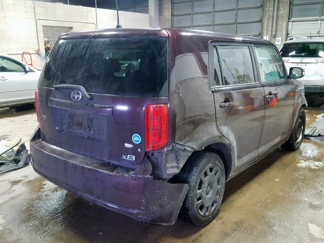 JTLKE50E591092902 - 2009 TOYOTA SCION XB PURPLE photo 4