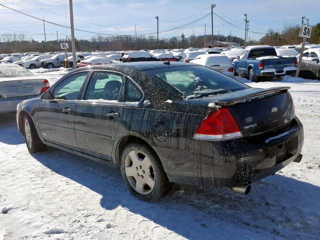 2G1WD58C069341075 - 2006 CHEVROLET IMPALA SUP 黑色 照片 3