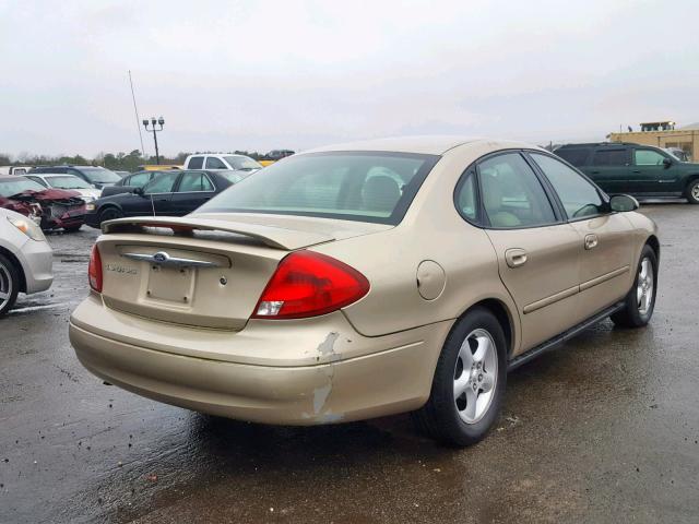 1FAFP55U21G111470 - 2001 FORD TAURUS SES GOLD photo 4