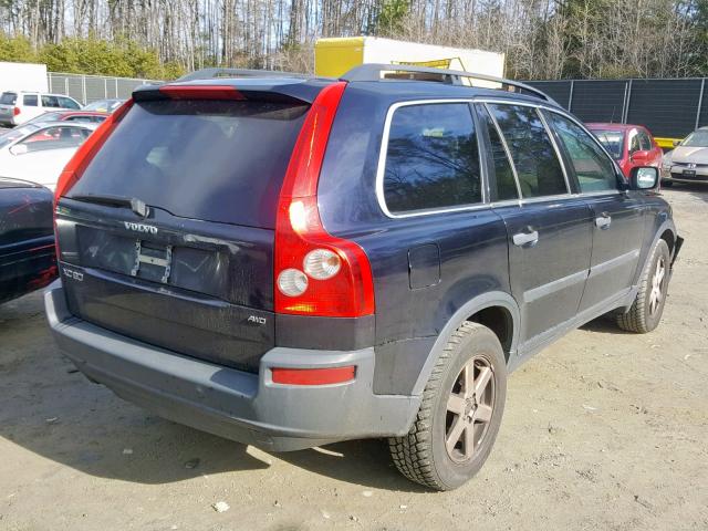 YV4CZ592061239665 - 2006 VOLVO XC90 BLUE photo 4