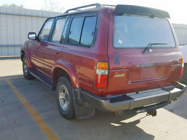 JT3HJ85J4V0167151 - 1997 TOYOTA LAND CRUIS RED photo 3