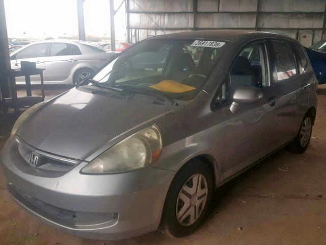 JHMGD38408S018217 - 2008 HONDA FIT SILVER photo 2