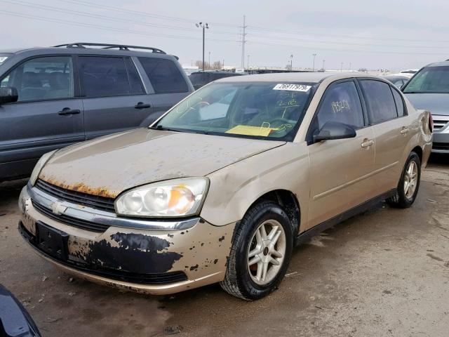 1G1ZT528X4F209756 - 2004 CHEVROLET MALIBU LS GOLD photo 2