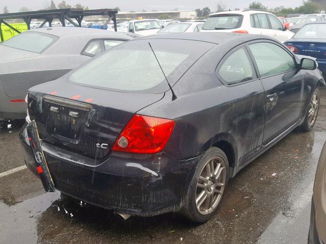 JTKDE167570144224 - 2007 TOYOTA SCION TC 黑色 照片 4