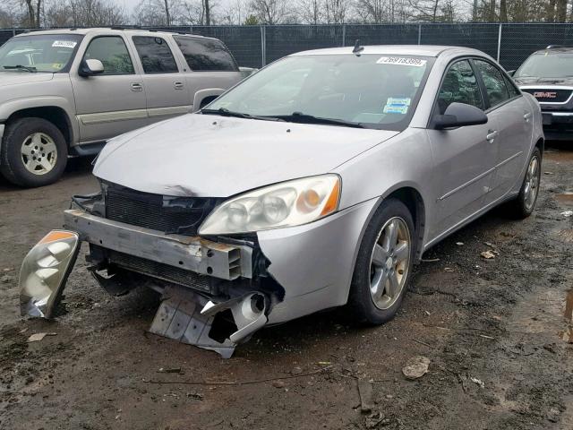 1G2ZH57N184121420 - 2008 PONTIAC G6 GT SILVER photo 2