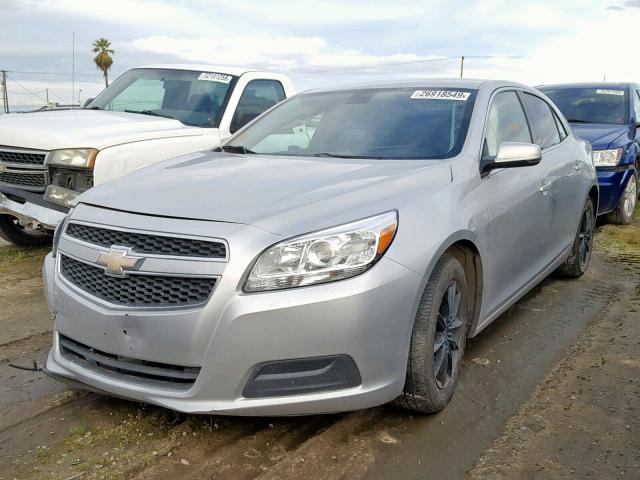 1G11C5SA5DF300143 - 2013 CHEVROLET MALIBU 1LT SILVER photo 2