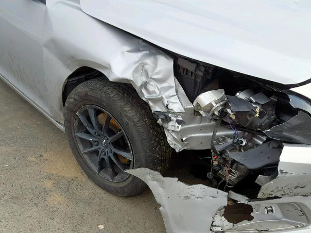 1G11C5SA5DF300143 - 2013 CHEVROLET MALIBU 1LT SILVER photo 9