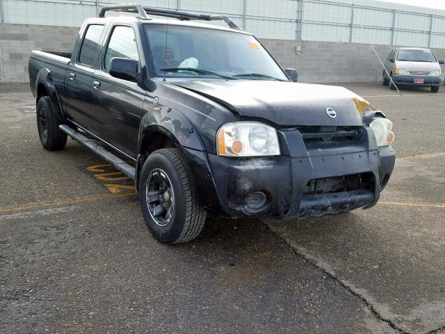 1N6ED29XX4C450116 - 2004 NISSAN FRONTIER C BLACK photo 1