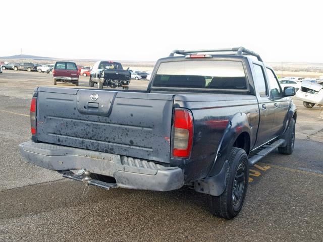 1N6ED29XX4C450116 - 2004 NISSAN FRONTIER C BLACK photo 4