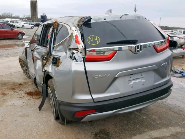 7FARW2H87JE025481 - 2018 HONDA CR-V EXL SILVER photo 3