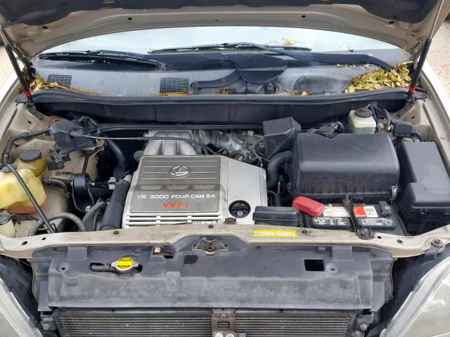 JT6GF10U3Y0045233 - 2000 LEXUS RX 300 GOLD photo 7