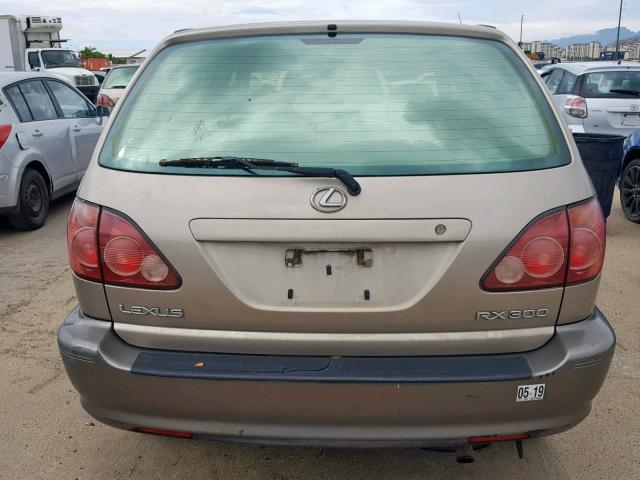 JT6GF10U3Y0045233 - 2000 LEXUS RX 300 GOLD photo 9