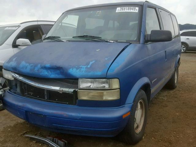 1GKDM19W0SB536462 - 1995 GMC SAFARI XT BLUE photo 2