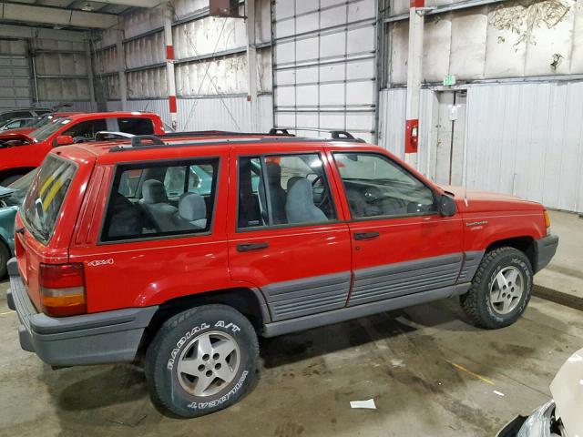 1J4GZ58S4RC249186 - 1994 JEEP GRAND CHER RED photo 9